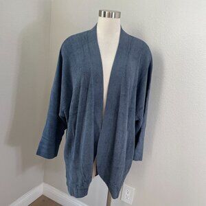 NEW Barefoot Dreams Plus 3X Cozychic‎ Ultra Lite Cocoon Long Cardigan Stargazer